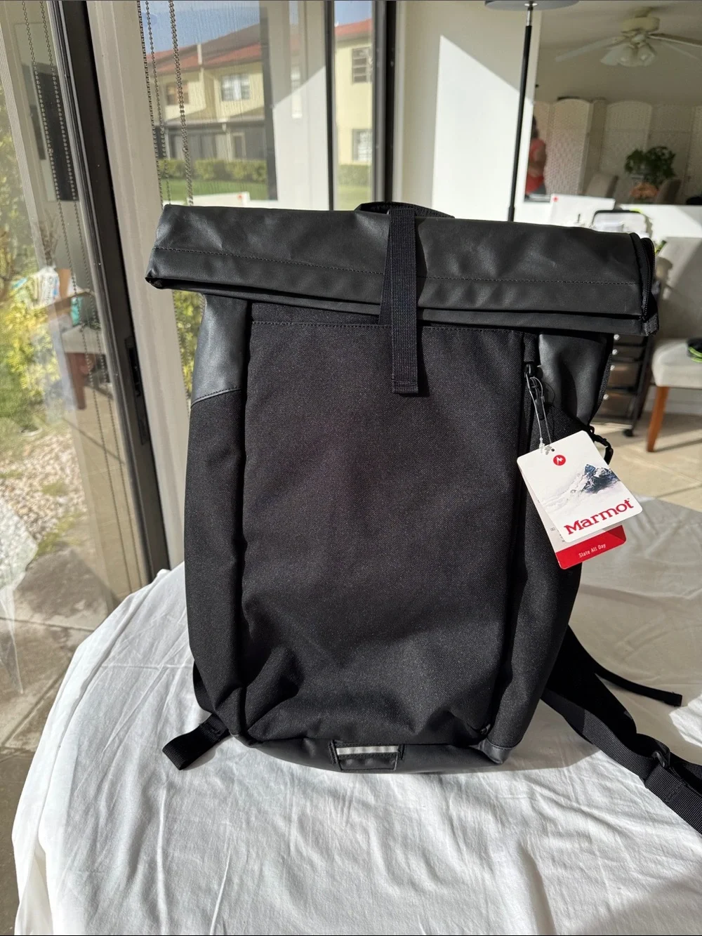 Marmot Black Roll-Top Men's Backpack